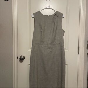 Ann Taylor Classic Tan Midi Dress